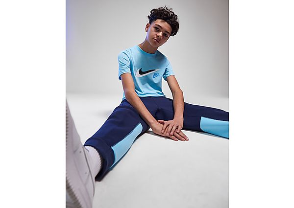Nike Double Swoosh T-Shirt Junior Blue Kind