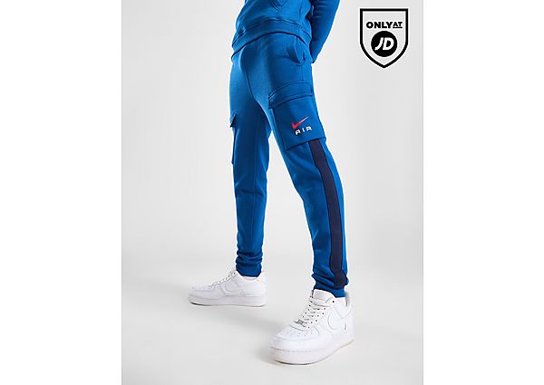 Nike Air Swoosh Fleece Cargo Joggers Junior BLUE Kind