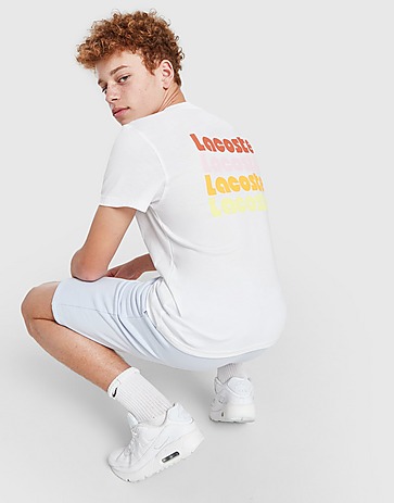 Lacoste Back Stack Logo T-Shirt Junior