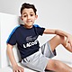 Grey Lacoste Logo Shorts Children