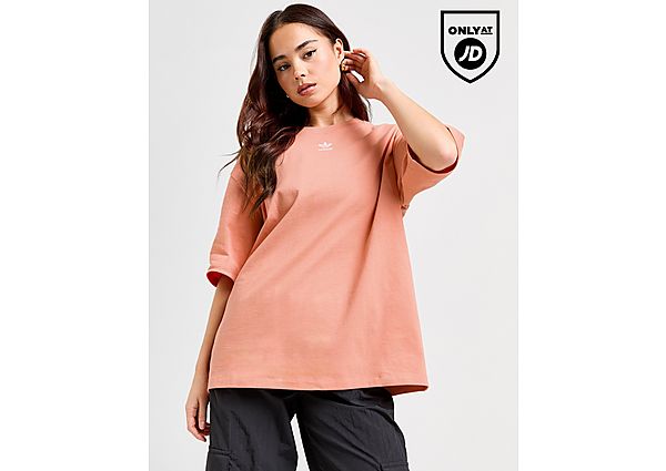 Adidas Originals Essential Boyfriend T-Shirt Pink- Dames