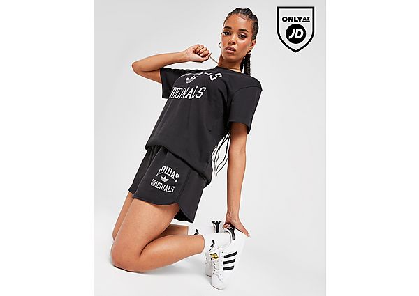 Adidas Originals Varsity Shorts Black- Dames