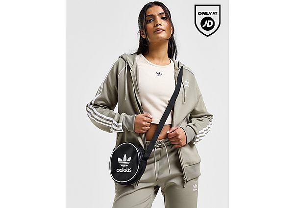 Adidas Originals 3-Stripes Full Zip Hoodie Green- Dames