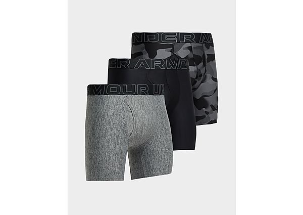 Under Armour 3-Pack Boxers Grey- Heren