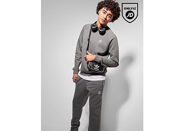 Adidas Originals Trefoil Essential Crew Sweatshirt Grey- Heren