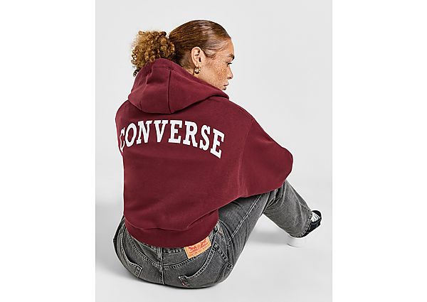 Converse Retro Chuck Taylor Full Zip Hoodie Red- Dames