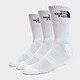 White The North Face 3-Pack Crew Socks