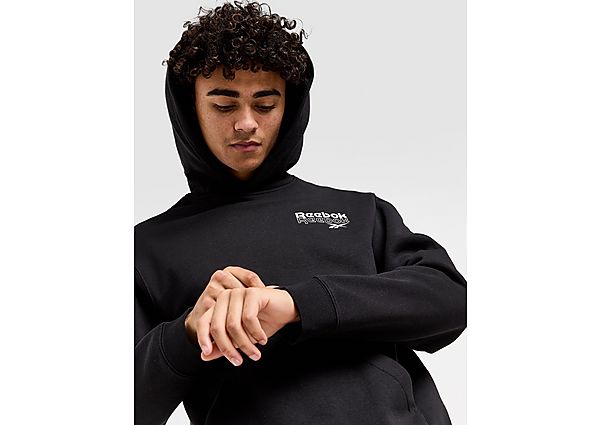 reebok stack logo hoodie - herren, black