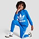 Blue adidas Originals Trefoil Crew Tracksuit Children