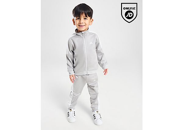 Adidas Badge of Sport Poly Full Zip Tracksuit Infant Grey Kind