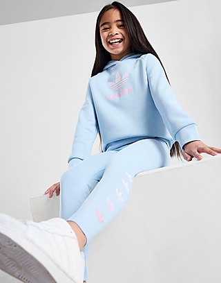 adidas Originals Repeat Trefoil Hoodie/Leggings Set Children