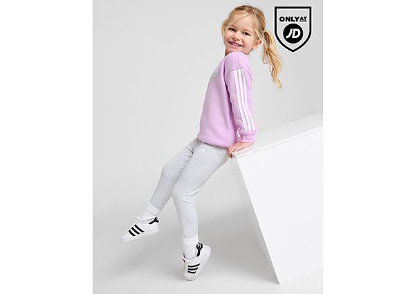 Adidas ' Linear Crew Tracksuit Infant Purple Kind