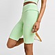 Green adidas Originals Essential Ribbed Cycle Shorts