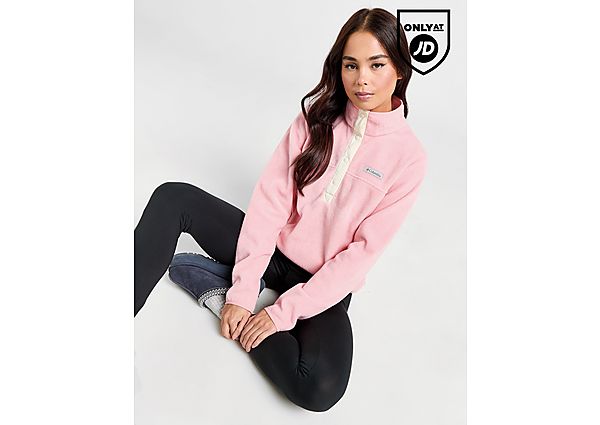Columbia Benton Springs Pullover Fleece Top Pink- Dames