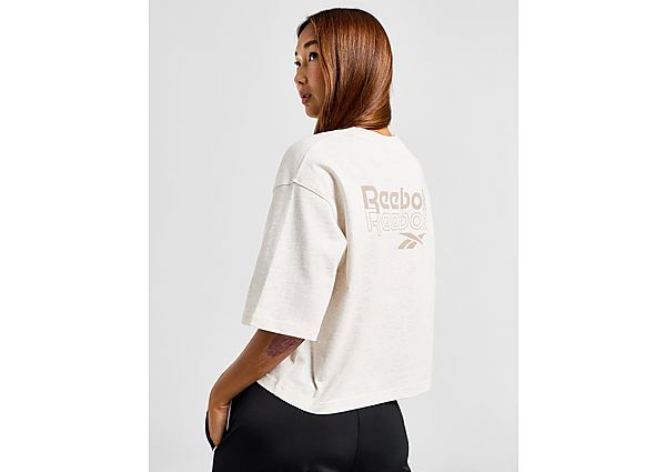 Reebok ID Energy Crop T-Shirt White- Dames