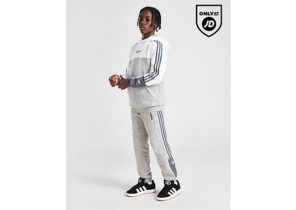Adidas Originals Itasca Colour Block Fleece Hoodie Junior Grey Kind