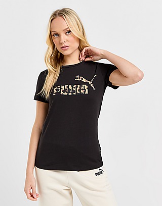 Puma Essential Leopard Infill T-Shirt