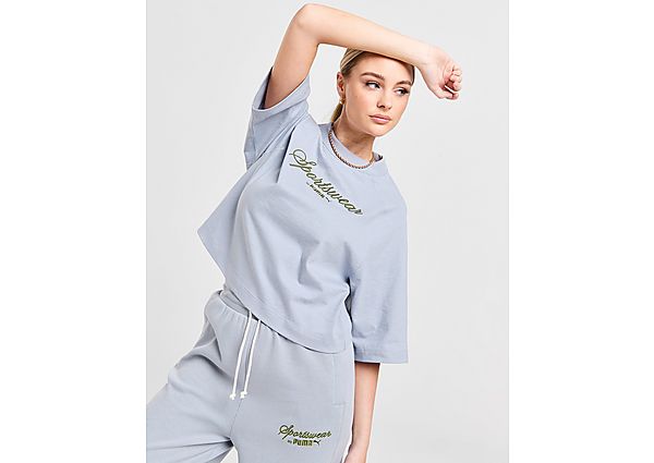Puma Lounge Sportswear T-Shirt Grey- Dames