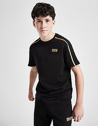 Emporio Armani EA7 Premium Gold Logo T-Shirt Junior