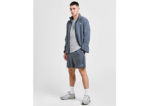 new balance essential running shorts - herren, grey