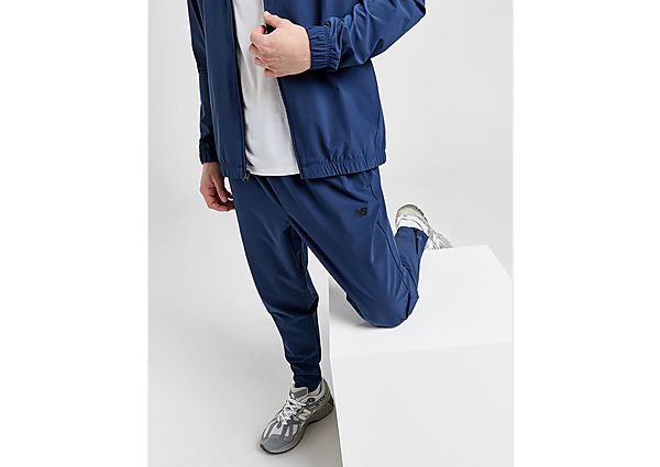 New Balance Essential Woven Track Pants Blue- Heren