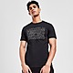 Black Lacoste Croc Wordmark Graphic T-Shirt