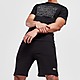 Black Lacoste Core Shorts