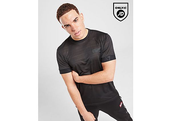 Emporio Armani EA7 Tech Poly T-Shirt Black- Heren