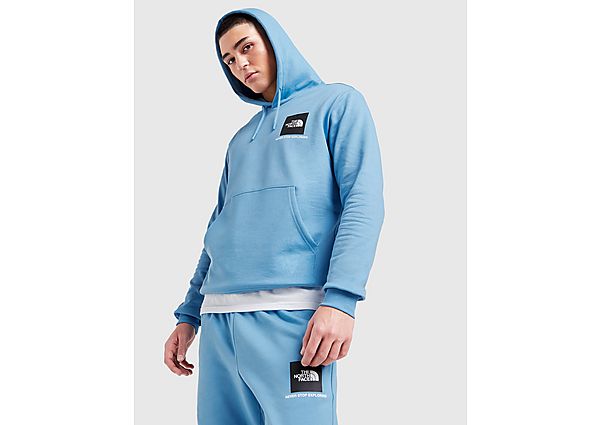 The North Face Fine Box Hoodie Blue- Heren