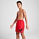 Red Nike Swoosh Stack Swim Shorts Junior