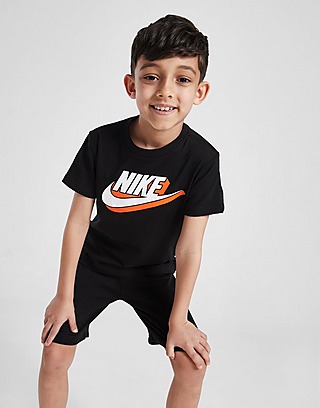 Nike Multi Futura T-Shirt/Shorts Set Children