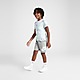 White Nike All Over Print T-Shirt/Shorts Set Children