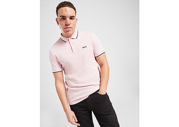 Boss Paddy Polo Shirt Pink- Heren