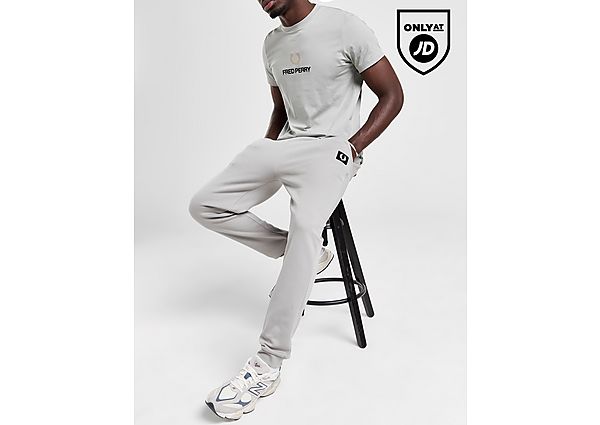 Fred Perry Badge Joggers Grey- Heren