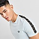 Blue Fred Perry Tape Ringer T-Shirt