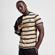 Brown Fred Perry Stripe T-Shirt