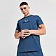 Blue Fred Perry Global Stack Logo T-Shirt