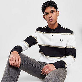 Fred Perry Stripe Rugby Polo Shirt