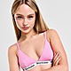 Pink JUICY COUTURE Cotton Logo Triangle Bra