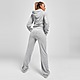 Grey JUICY COUTURE Diamante Velour Track Pants