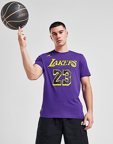 Jordan NBA LA Lakers James #23 Statement T-Shirt