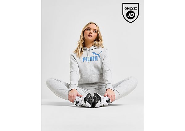 Puma Large Logo Hoodie Grey- Dames