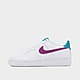 White/Pink/Blue Nike Air Force 1 Low Junior