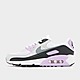 White/Purple/Grey/Grey Nike Air Max 90 Women's