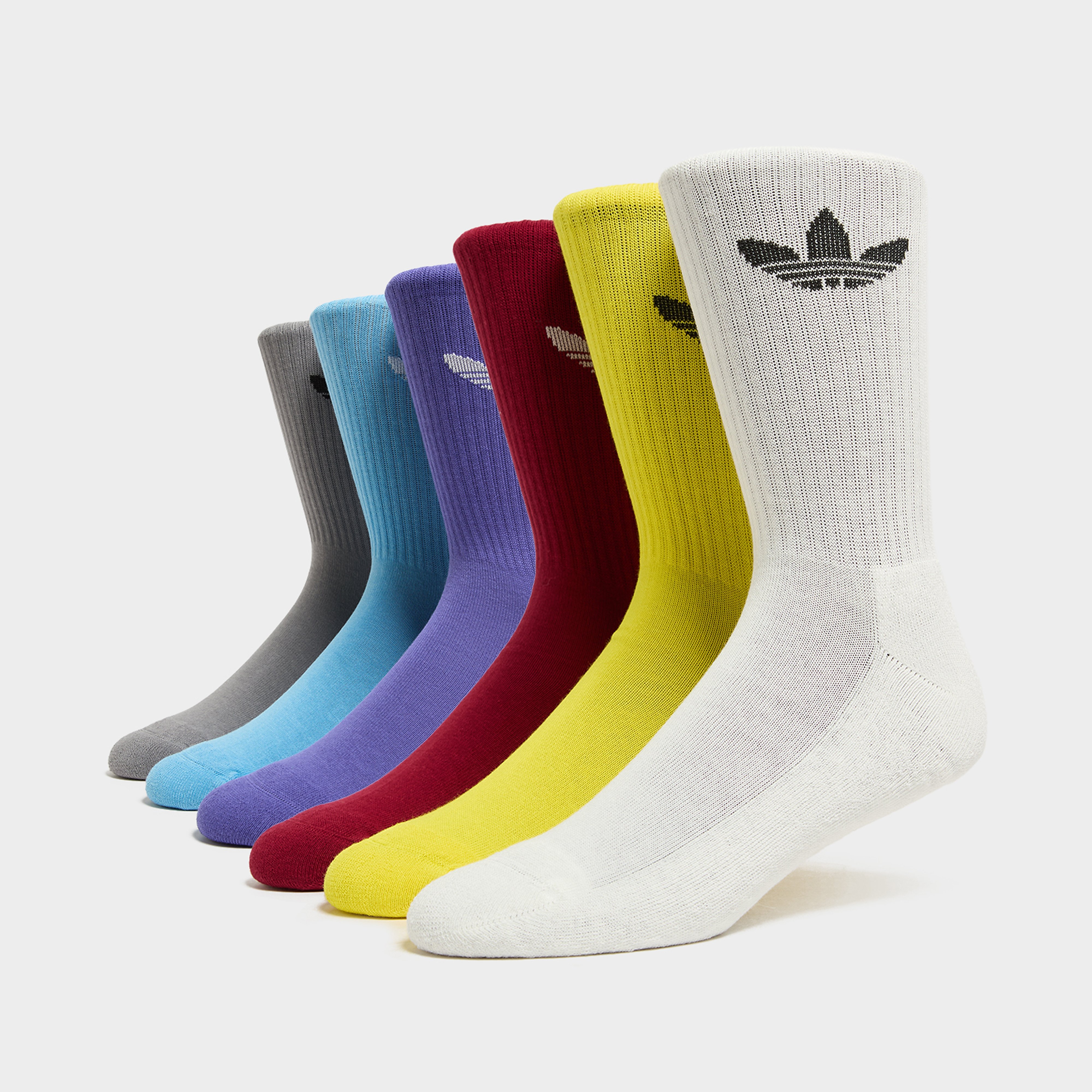 adidas Originals 6-Pack Trefoil Cushion Crew Socks