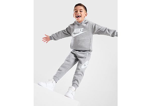 Nike Large Logo Tracksuit Children Grey