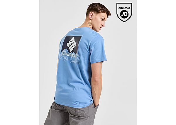 Columbia Webster T-Shirt Blue- Heren