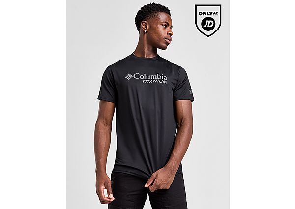 Columbia Titanium T-Shirt Black- Heren