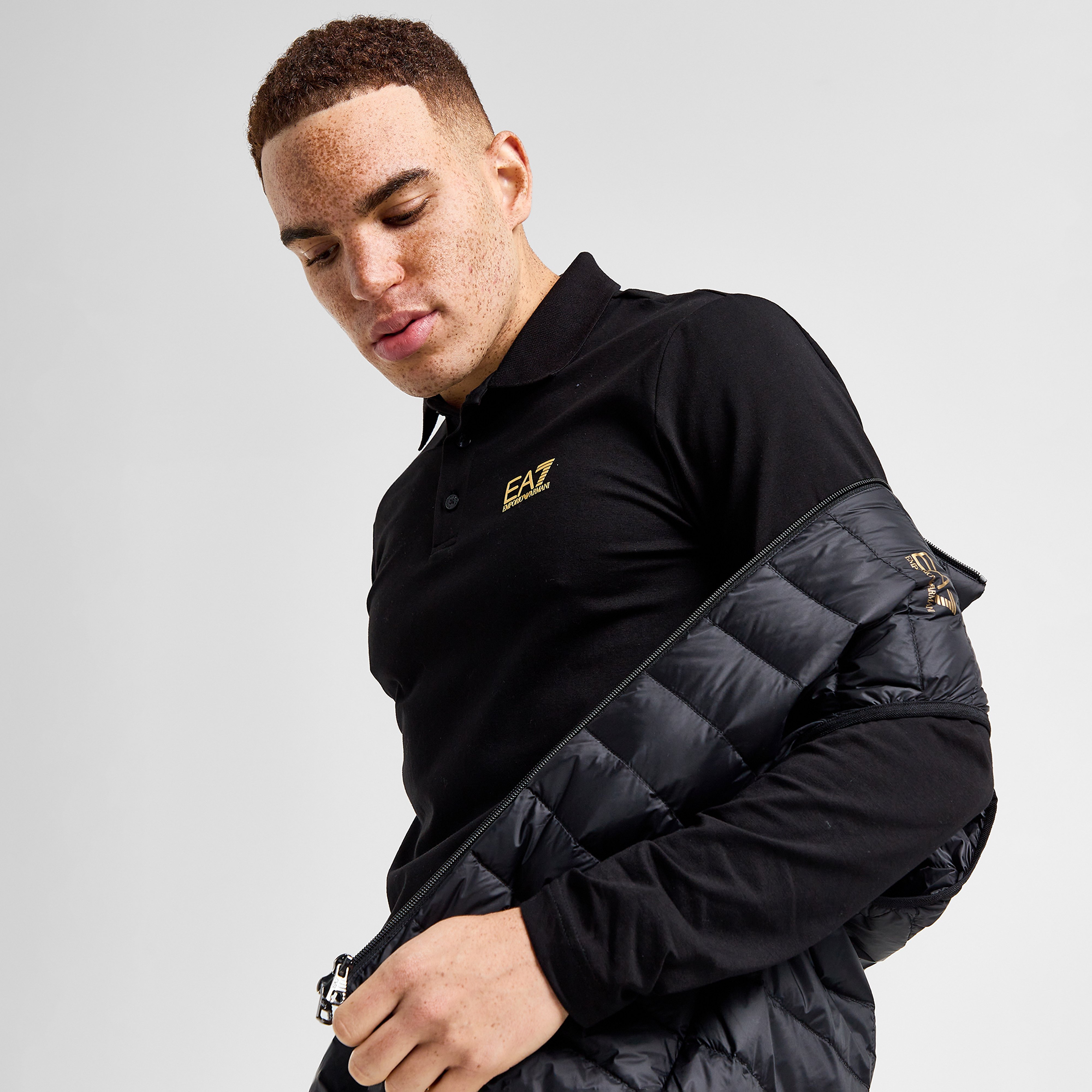 EA7 Emporio Armani Long Sleeve Polo Shirt