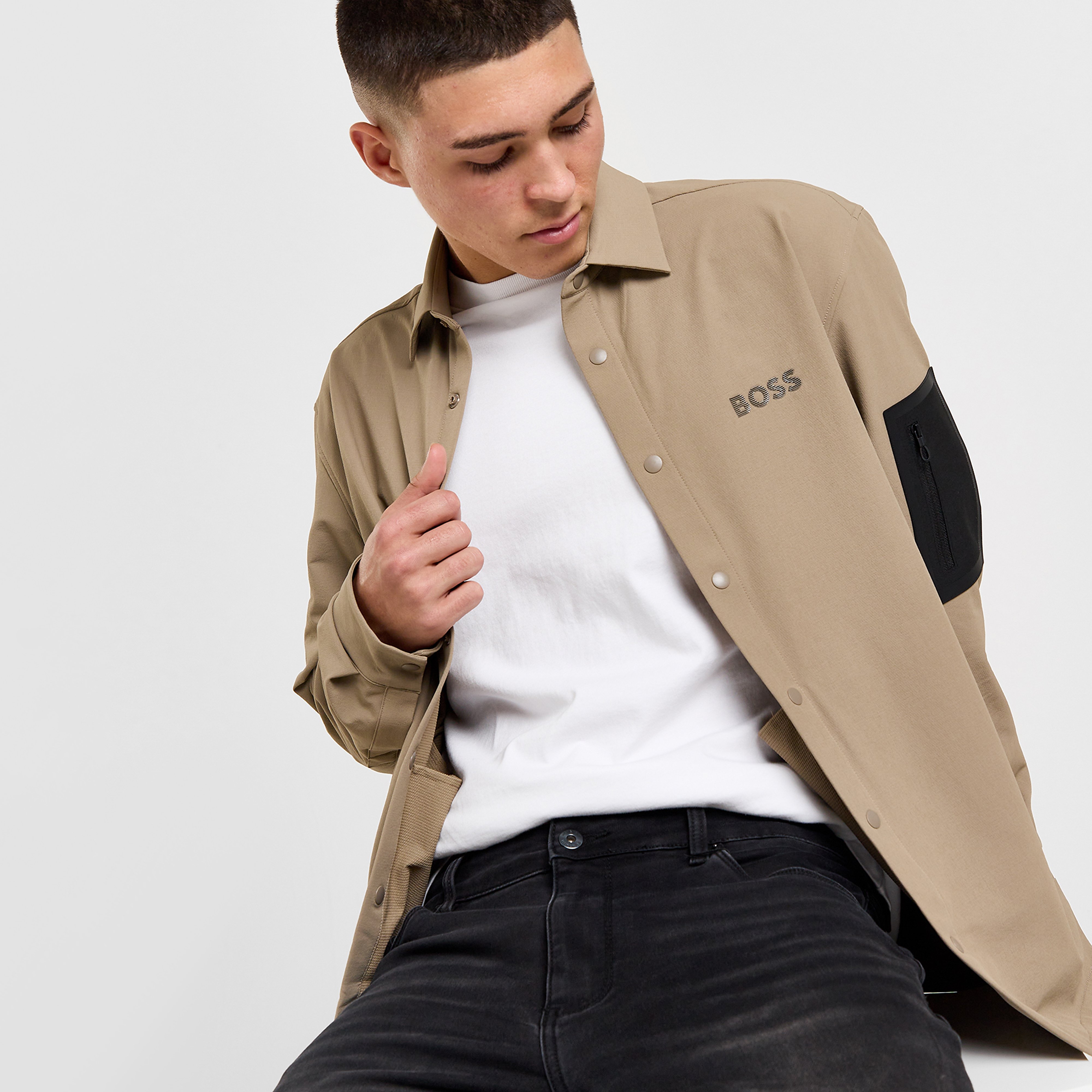 BOSS Sleeve Pocket Overshirt